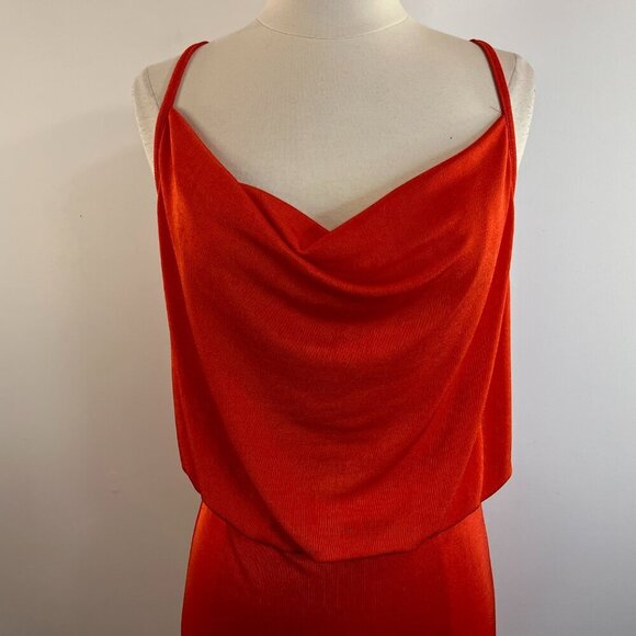 Brit & Bri Women's Red Slinky Stretch Dress - Size Medium - NWT - Picture 3 of 5